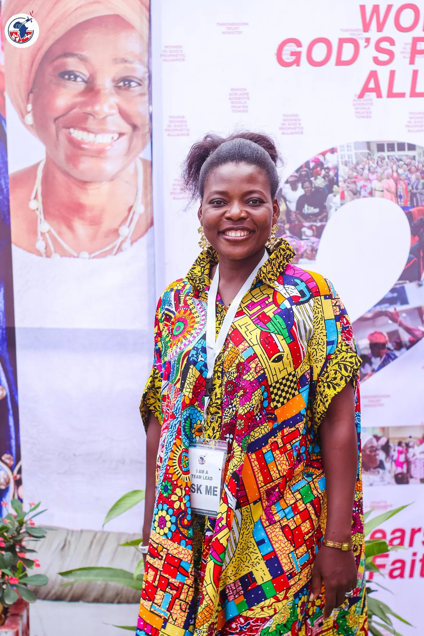A member of the Alliance at the anniversary conference.