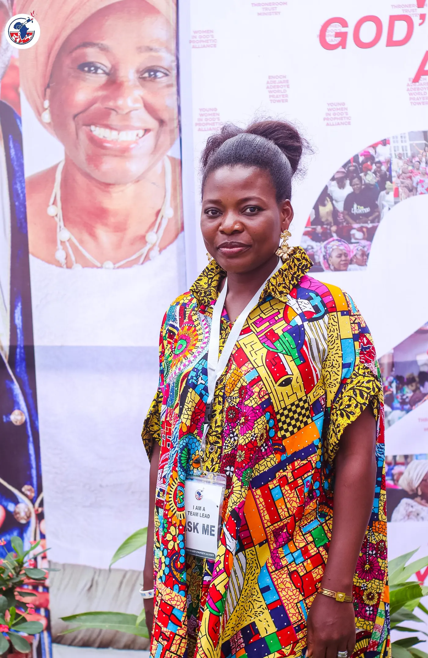 A member of the Alliance photographed at the conference.